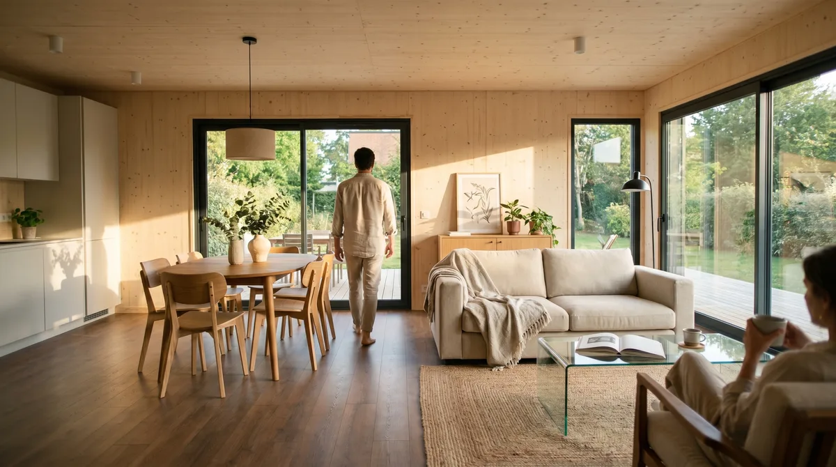 Intérieur d'une maison Greenkub MI80